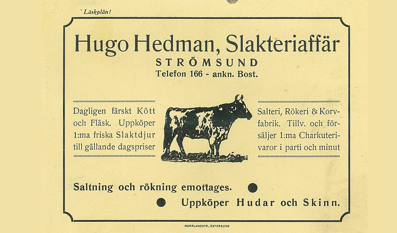 Annons från 1940-talet
